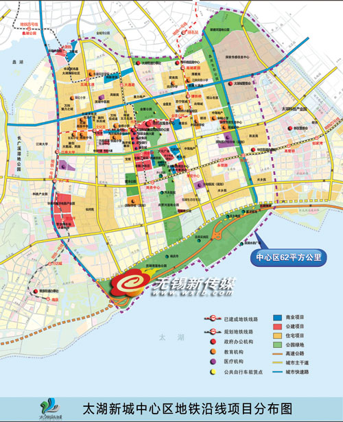 无锡城市新中心——太湖新城开启地铁时代新篇章