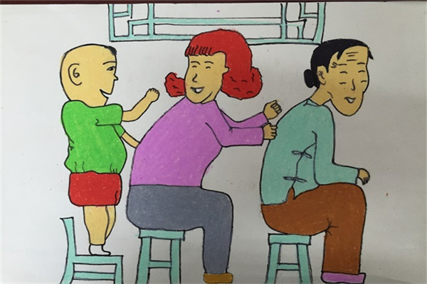 画家风家训 扬传统美德