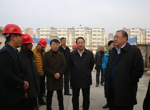 清浦区领导现场督查推进重点项目建设和安全生产工作