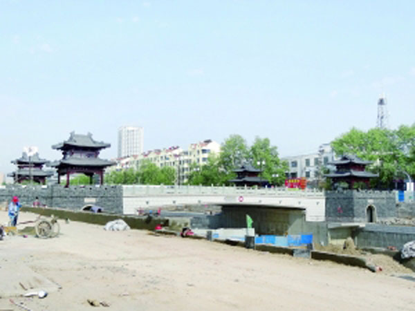 新建北门桥芳容初现