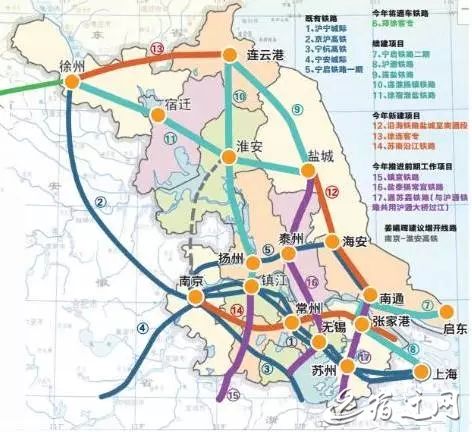宿迁2030高铁规划图,翔安规划图2020-2030规划 江苏将在"十三五"末完成"市市通高铁" 宿迁人关心的高铁路线都在这!